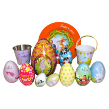 Easter egg tin box easter egg